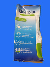 Clearblue Menopause Stage Indicator Sticks with Extra Wide Tip Easy Grip 5 Ct 