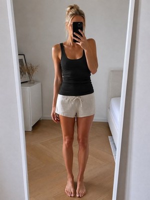 Wolford Velvet de Luxe Tank Top Schwarz Gr.36/S Ärmellos nahtlos trägertop