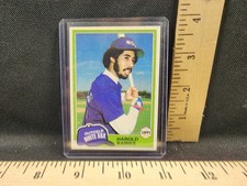 1981 Topps Harold Baines Rookie Card #381 Chicago White Sox High Grade Set Break. rookie card picture