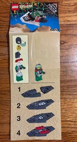 LEGO SPACE POLICE 2 GALACTIC CHIEF VINTAGE SET (6813) 1993 COMPLETE MANUAL + BOX