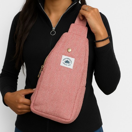 Artisan Crafted Himalayan Hemp Shoulder Bags,Sustainable Style for Every Journey