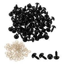 PATIKIL 10mm Safety Eyes, 80 Pcs Plastic Craft Eyes with Washers Safety Eyes for