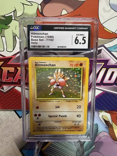 Hitmonchan graded CGC 6.5 for sale on eBay