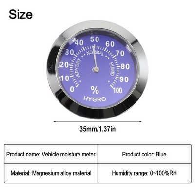 Thermometer Analog Thermometer Metall Messgerät Messgerät Temperatur Luftfeuch
