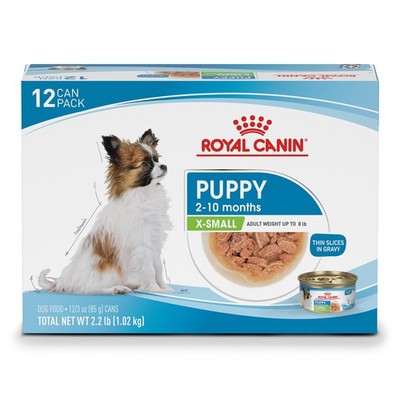 Royal Canin X Small Puppy Wet Food 3 Ounce Pack of 12 for Tiny Breeds