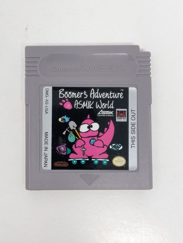 Boomer's Adventure in Asmik World (Nintendo Game Boy, 1989) -Cart Only