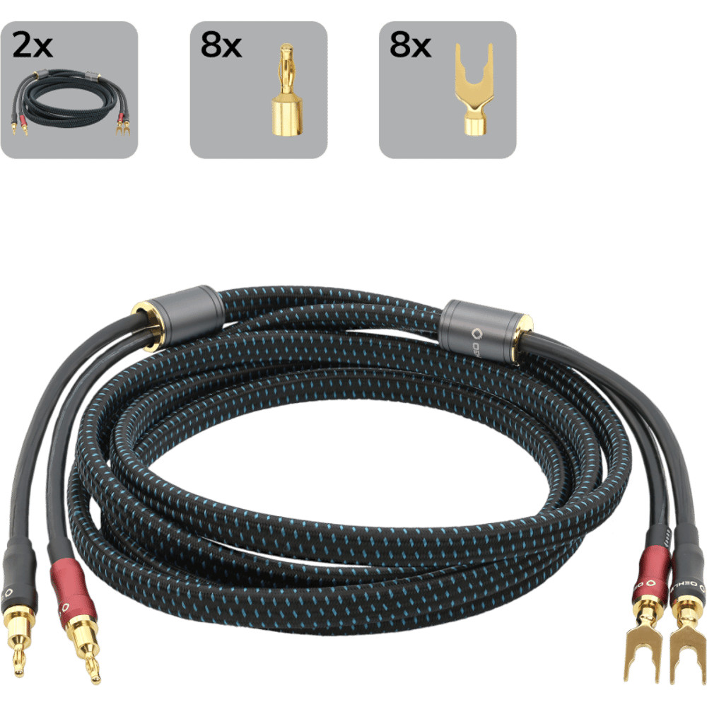 OEHLBACH TRANSFORM DUAL-PLUG schwarz 3m 32103156 66090₽