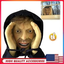 Scary Peeper Freak Halloween Decoration Clown Indoor and Outdoor Window Hanging