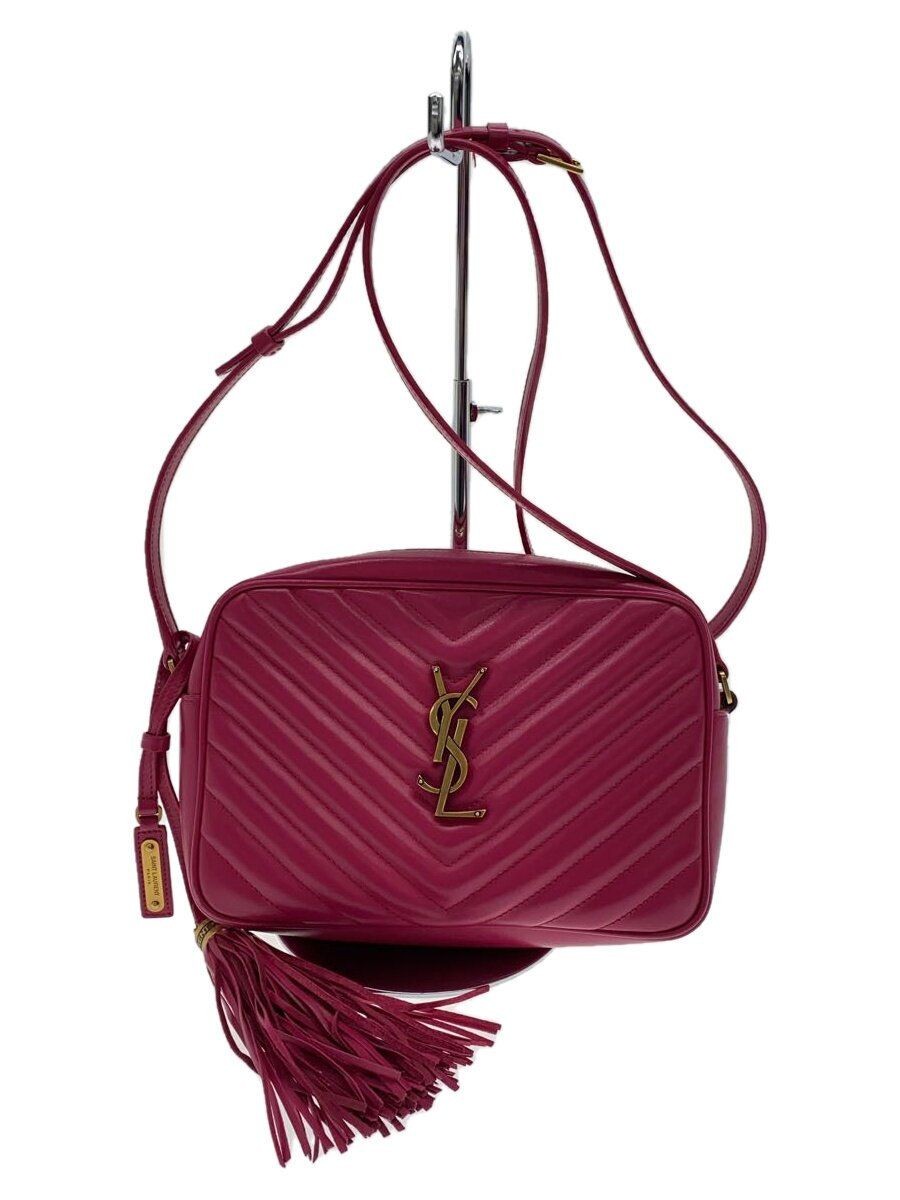 Borsa a tracolla SAINT LAURENT pelle rosa tinta unita 520534 usata