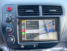 For Honda Civic 1996-2000 Carplay Stereo Radio 7 Android15 Navi Gps Bt Wifi