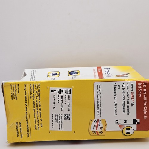 Freestyle Lite Blutzuckermesssystem mit Teststreifen Ablaufdatum 07-31-2026 - Bild 6 von 10