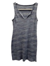 American Eagle blue coquette fitted mini cotton Dress summer vacation comfy EUC
