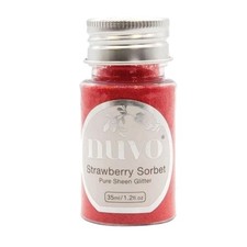 Nuvo Pure Sheen Glitter - Strawberry Sorbet 1.2 oz, 35ml