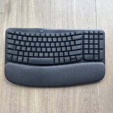 Logitech Wave Keys MK670 Wireless Ergonomic Keyboard No Dongle WORKS Bluetooth