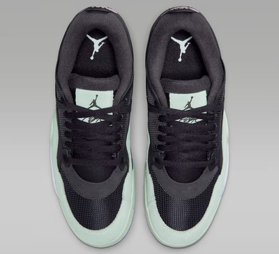 Air Jordan 4 RM Shoes Black Barely Green Jade Aura Men's | Size 8 - 14