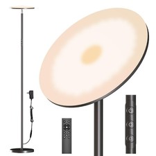 LED Floor Lamp, Bright 36W 3600LM Standing Lamp 350W Equivalent with Remote ...