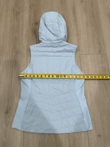 NWT Smartwool Smartloft Hoodie Vest Women S Blue Puffer Quilted Merino Wool - Picture 10 of 11