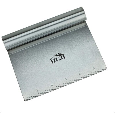 Stainless Steel Multi-Purpose Scrapper/Chopper With Ergonomic Handle (1 Pack,...