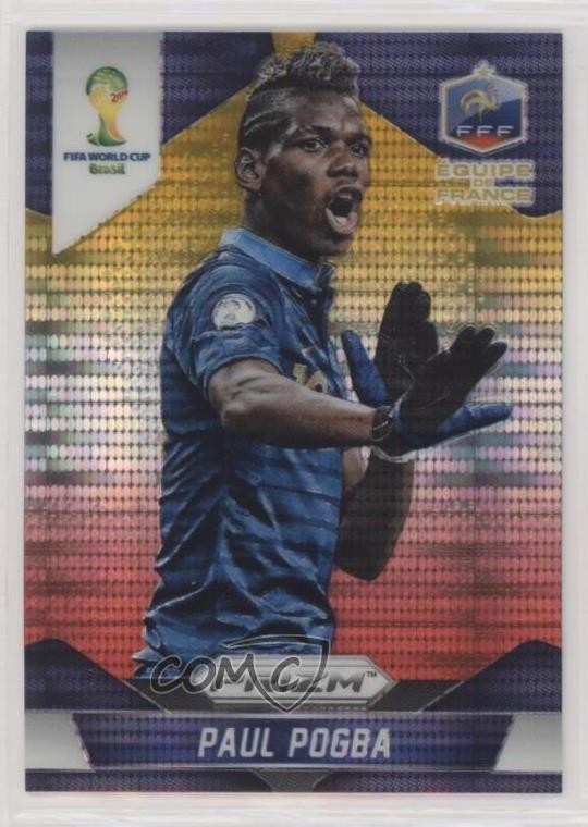 2014 Panini Prizm World Cup Yellow & Red Pulsar Prizm Paul Pogba #79 7xr