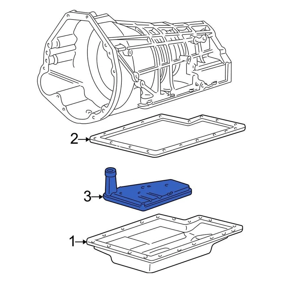 For Ford F-150 Heritage 2004 Ford YC3Z7A098AA Transmission Oil Filter - Imagem 2 de 2