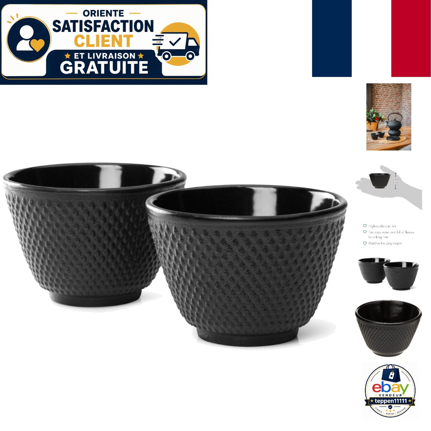 Tasse à thé Jang fonte Bredemeijer pour garder le thé chaud 100ml
