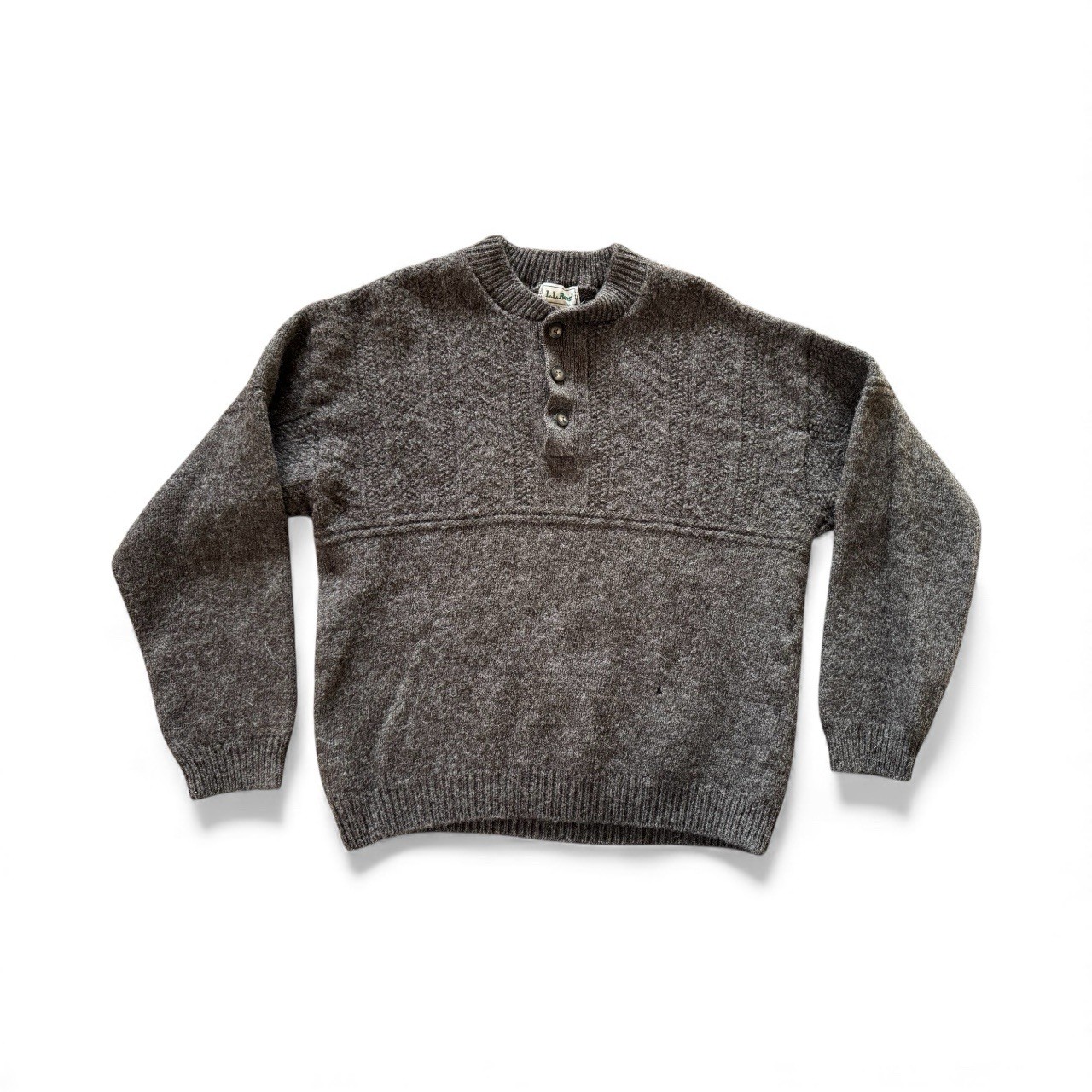 Vintage L.L. Bean Pure New Wool Sweater Made in Scotland Men's Size XL