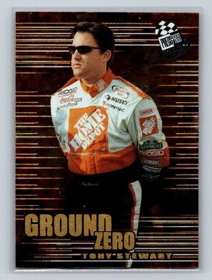 2001 Press Pass #GZ 5 Tony Stewart Ground Zero
