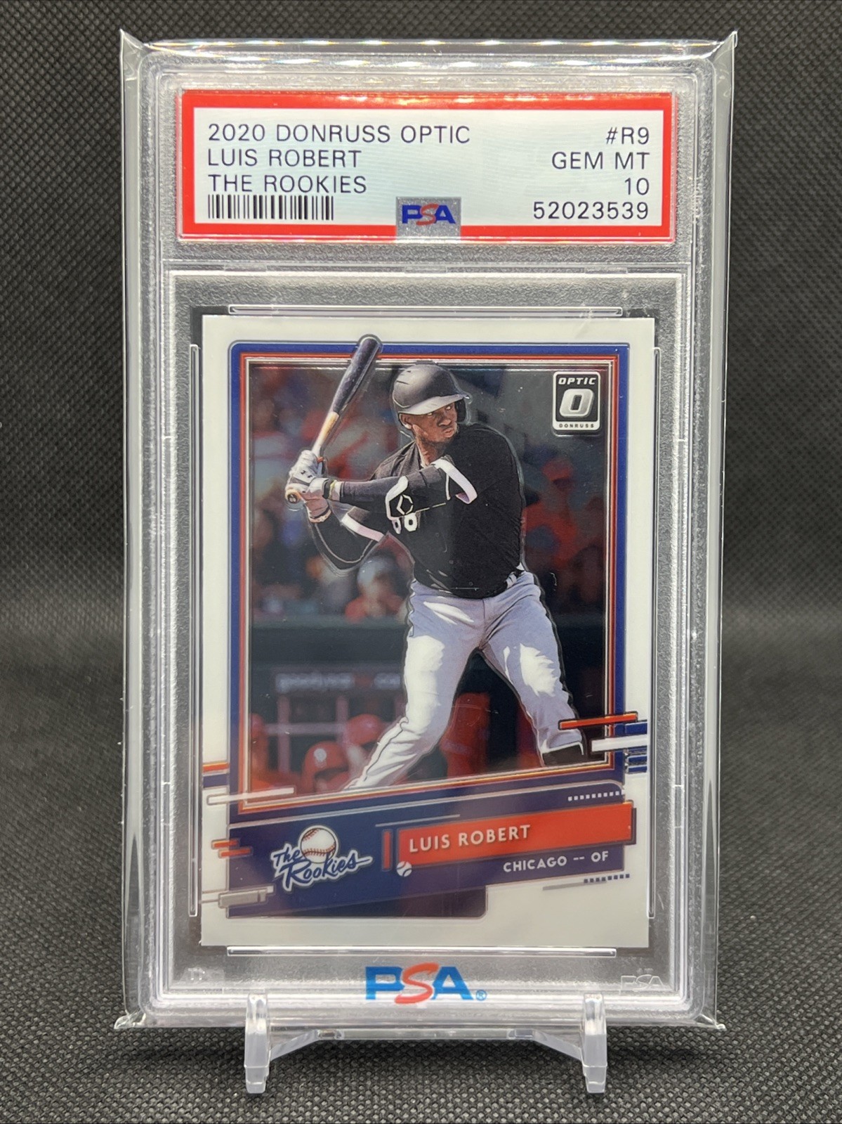 2020 Donruss Optic The Rookies Luis Robert Rookie RC White Sox Mets PSA 10