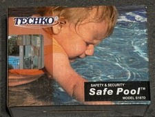 Techko Safe Pool Door Gate Alarm S187D Water/Weather Resistant 110-120 dB