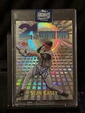 2020 Topps Archives- 21st Century Topps Sean Casey #C4 Cincinnati Reds MLB /24