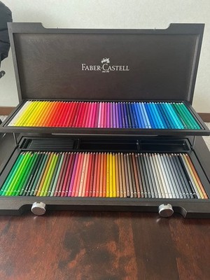 Colored Pencils 120 Colors Faber-Castell Wooden Box Albrecht Dürer Watercolor