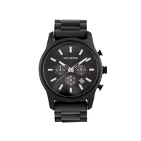 Holzkern Nightcall 9010631016395 Armbanduhr Herren Quarz Chronograph Edelstahl
