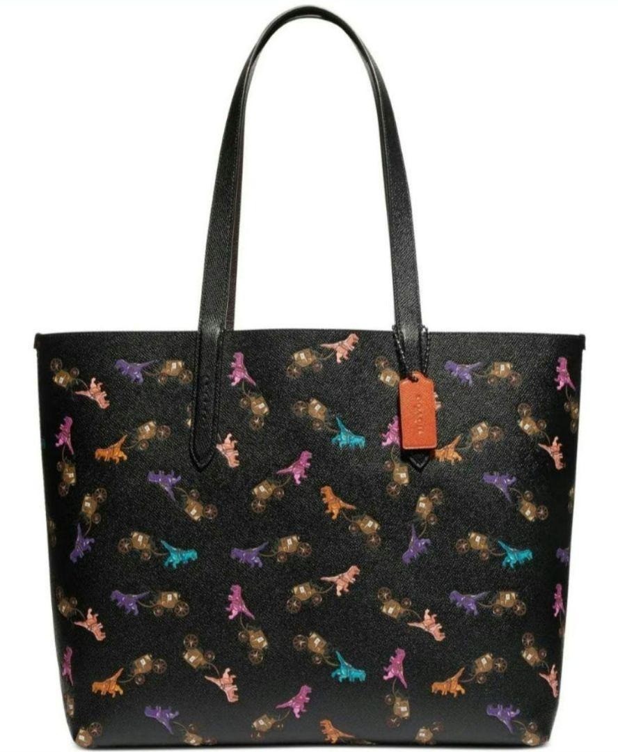 RARE Coach Rexy Repeat All Over Highline Tote w/Matching Rexy Bag New