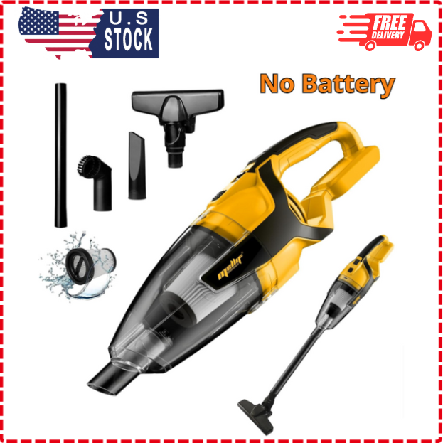 120W Cordless Handheld Vacuum for Dewalt 20V Max Battery (Tool Only)