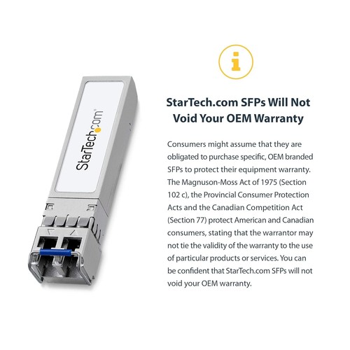 StarTech.com MASFP1GBSXST Cisco Meraki Compatible SFP Transceiver Module, silver - Picture 2 of 4