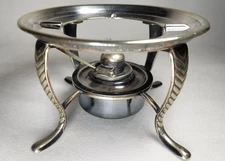 Beautiful Art Deco Style Food Warming Stand with Removable Heating Element