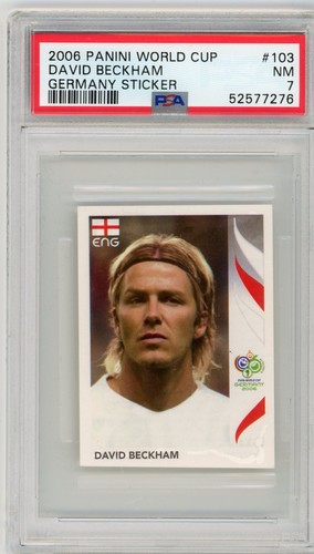 David Beckham #103 2006 Panini World Cup Germany Sticker card