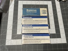 STAEDTLER MARS RASOR  Eraser Refills, Lot Of 4 Boxes of 12 UNUSED NOS 52735 A6