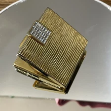 Estee Lauder Rhinestone Gold-tone  Compact 