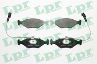 LPR Bremsbelagsatz Scheibenbremse 05P680 FüR Palio Fiat Weekend 178DYA1A 16V