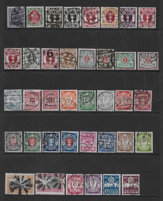 DANZIG    VERY NICE LOT USED ISSUES     1920 - 1937