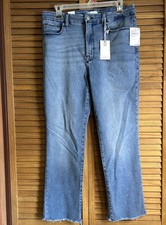 GOOD AMERICAN Good Legs Split Pocket Jeans Women's Size 12/31 Blue
