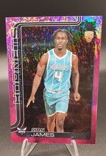 2025-26 NBA Topps - Sion James #233 Pink Holo Foil (RC) Charlotte Hornets 
