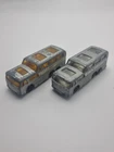 2x Lesney Matchbox Series Nº66 Coaches Made In England 1 With Rarer White Window