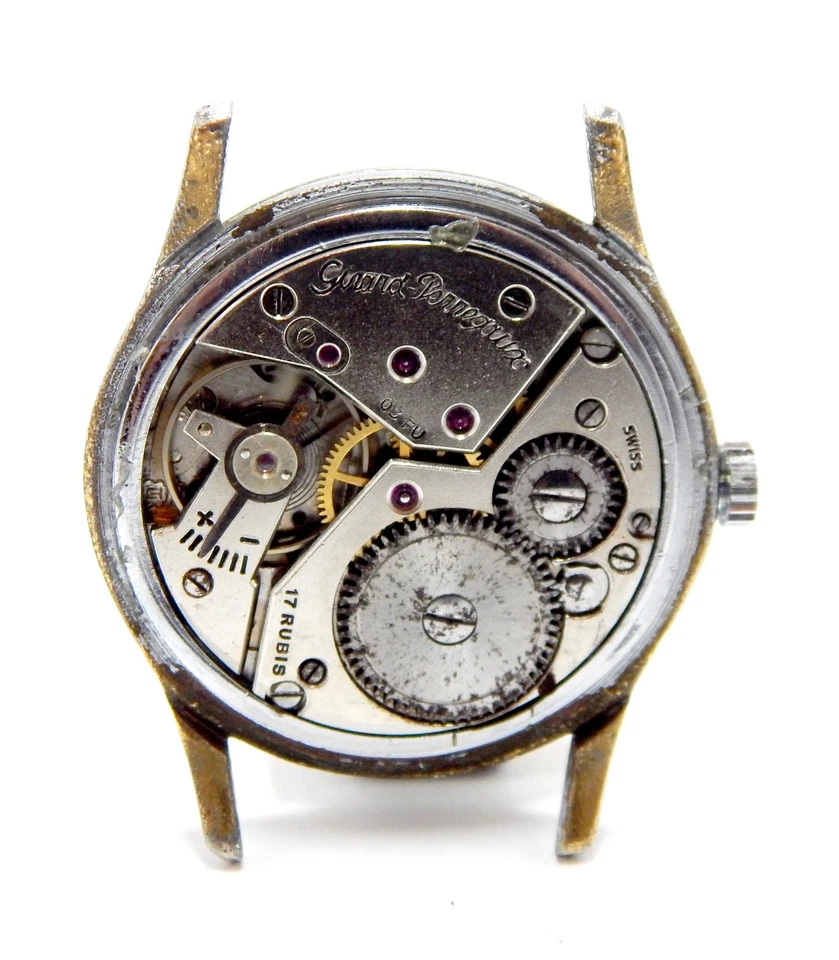 Reloj GIRARD PERREGAUX Cuerda Manual 17 Joyas Hombre 35mm Circa 1950 Funcionando Foto 3 de 3