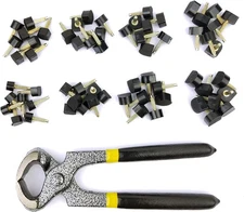 32 Pairs High Heel Tips Replacement Shoes Repair Caps, High Heel Repair Tool Kit
