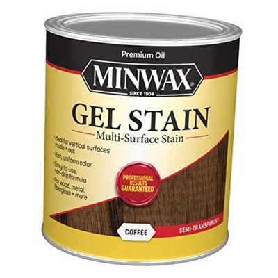 Gel Stain for Interior Wood Surfaces - Quart Coffee - Coffee Stain