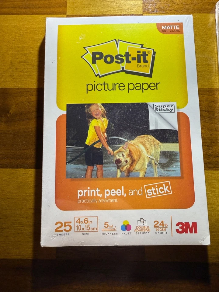 Post-it Picture Paper 4 x 6 Inches Matte Finish Stickers 75 Sheets Total - Image 3 of 3