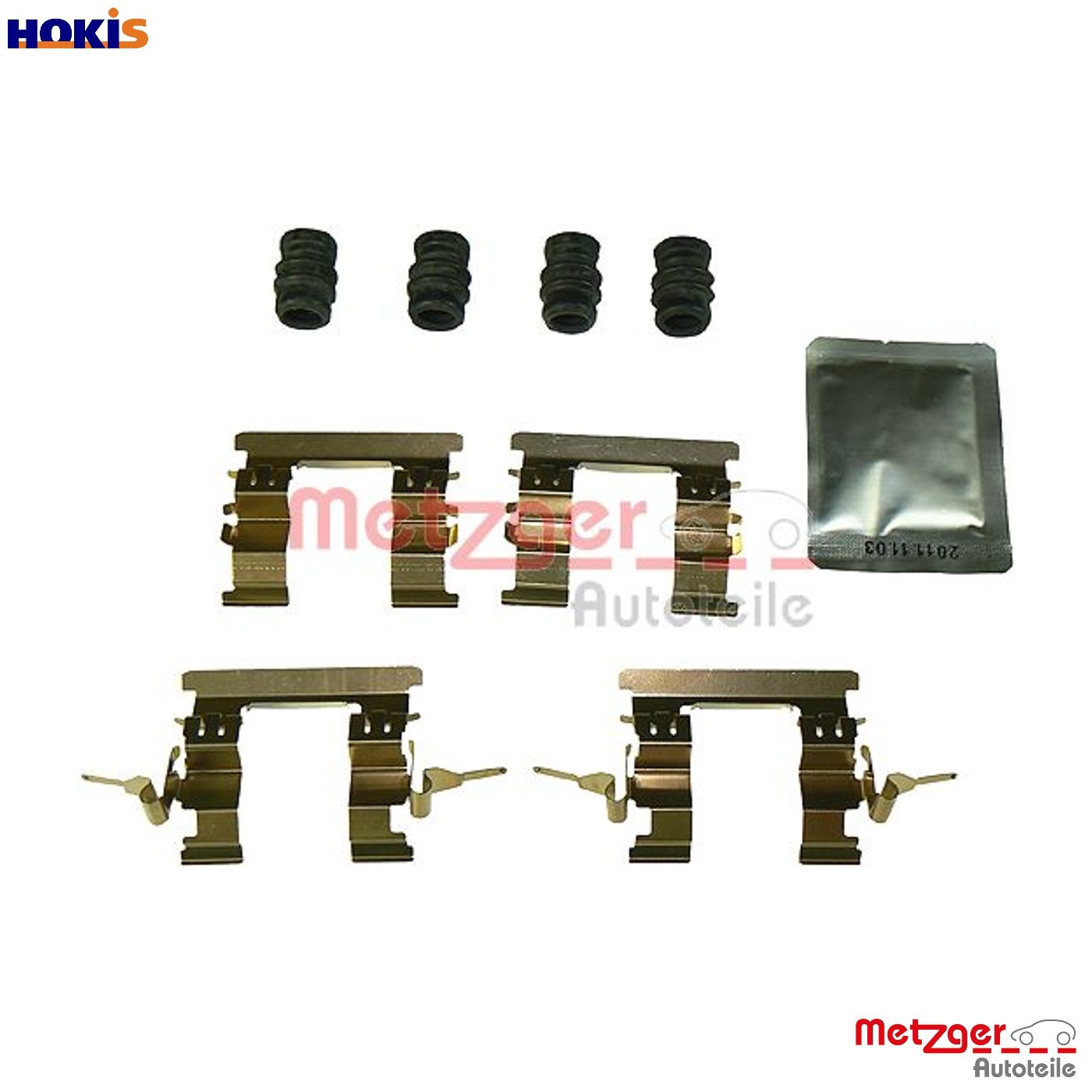 ACCESSORY KIT DISC BRAKE PAD 109-1853 FOR NISSAN MR16DDT 1.6L K9K636/646 1.5L