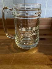 Captain Morgan Spiced Gold Rum Embossed Edition Glass Tankard